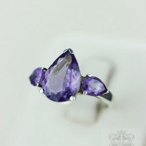 Size 7 Marquise Amethyst (nickel Free) 925 Fine S0lid Sterling Silver Ring & Free Worldwide Express Shipping R792 Size 7 Marquise Amethyst (nickel Free) 925 Fine S0lid Sterling Silver Ring & Free Worldwide Express Shipping R792
