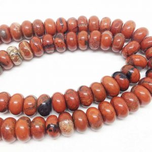 Lot Of 5 Strands Red Jasper Roundelle 6*10mm Faceted Beads, Wholesale Beads, Natural Beads,diamond Cut Beads, 15 1/2"length,faceted Beads Lot Of 5 Strands Red Jasper Roundelle 6*10mm Faceted Beads, Wholesale Beads, Natural Beads,diamond Cut Beads, 15 1/2"length,faceted Beads