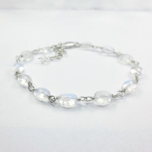 Rainbow Moonstone Bracelet, Argentium Silver, Beaded Bracelet Moonstone Bracelet Genuine Moonstone Dainty Bracelet Moonstone Jewelry (#2062) Rainbow Moonstone Bracelet, Argentium Silver, Beaded Bracelet Moonstone Bracelet Genuine Moonstone Dainty Bracelet Moonstone Jewelry (#2062)
