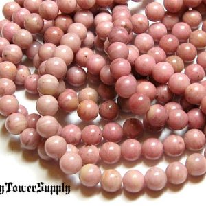 1 Strand 6mm Rhodonite Beads, Gemstone Beads, Semiprecious Beads, Natural Stone Beads, Pink Beads, Round Beads 1 Strand 6mm Rhodonite Beads, Gemstone Beads, Semiprecious Beads, Natural Stone Beads, Pink Beads, Round Beads