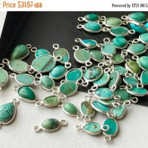 On Sale 55% 5 Pcs Tibetan Turquoise Bezel Oval & Pear Connectors, Findings, Flat Back Turquoise 925 Silver Connectors, 12-15mm – Ks3263 On Sale 55% 5 Pcs Tibetan Turquoise Bezel Oval & Pear Connectors, Findings, Flat Back Turquoise 925 Silver Connectors, 12-15mm – Ks3263