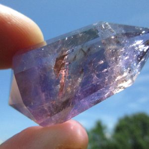 Vogel Crystal Ametrine Wand. 12 Sided Cut Rainbow Fire & Ice Crystal Citinine + Amethyst Double Terminated Dt Point-amplify Reiki Healing Vogel Crystal Ametrine Wand. 12 Sided Cut Rainbow Fire & Ice Crystal Citinine + Amethyst Double Terminated Dt Point-amplify Reiki Healing