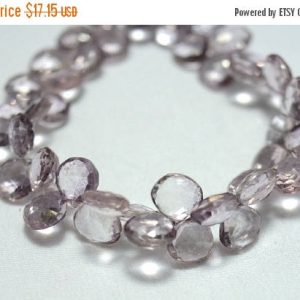On Sale 50% Pink Amethyst Cut Heart Briolettes, Faceted Heart Beads Gemstone For Jewelry, 7.5mm – 9mm Approx, 4 Inch Half Strand On Sale 50% Pink Amethyst Cut Heart Briolettes, Faceted Heart Beads Gemstone For Jewelry, 7.5mm – 9mm Approx, 4 Inch Half Strand