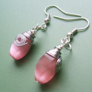 Simple Wire Wrapped Earrings
