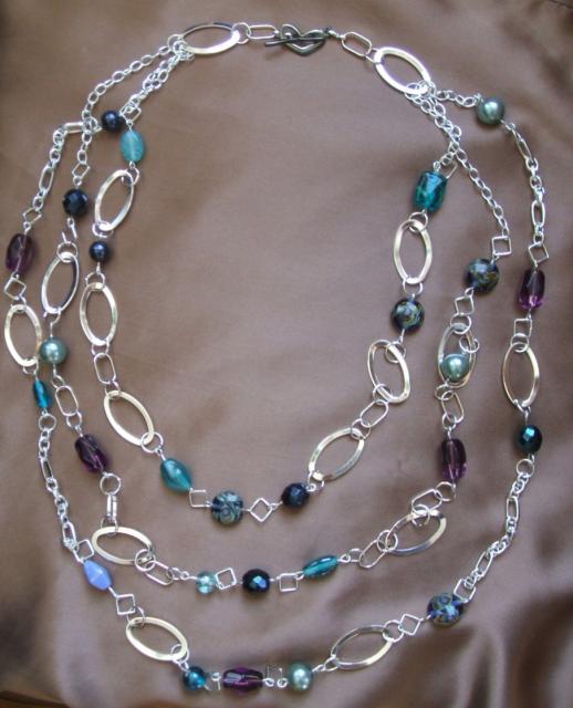 Bead on deals a wire jewelry