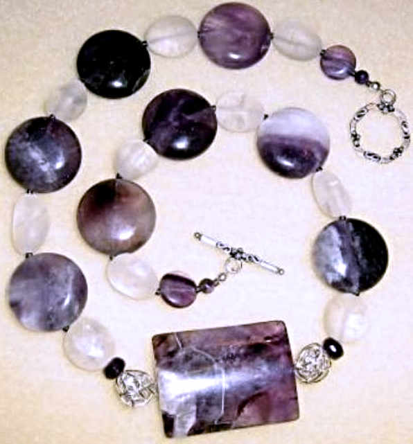 Winter Amethyst Necklace Project