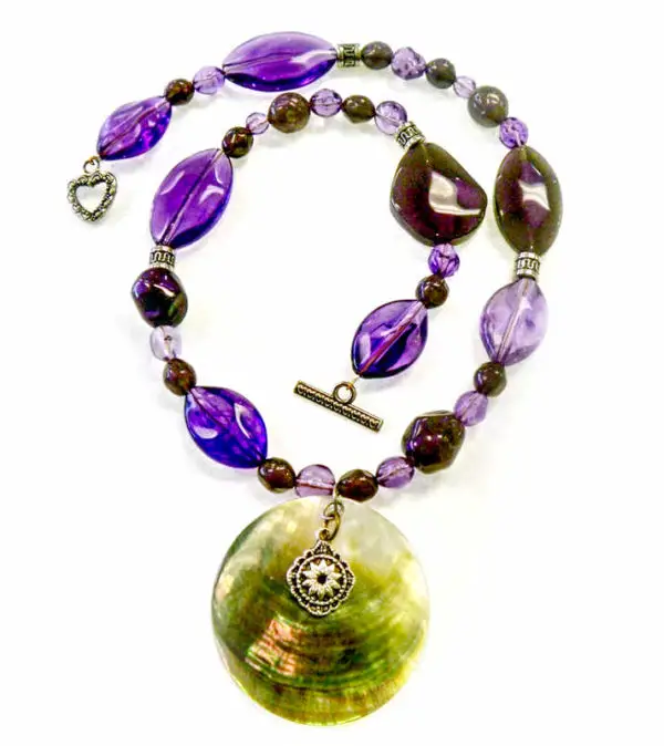 Romantic Amethyst Beaded Necklace Project