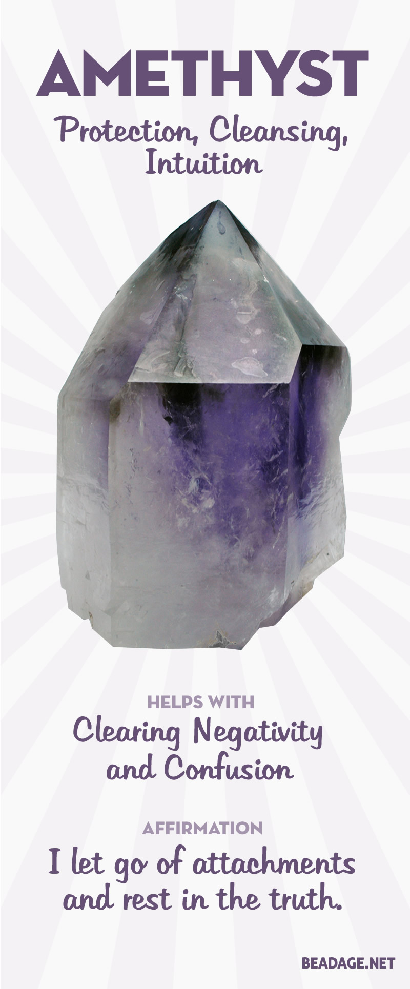 purple amethyst metaphysical properties