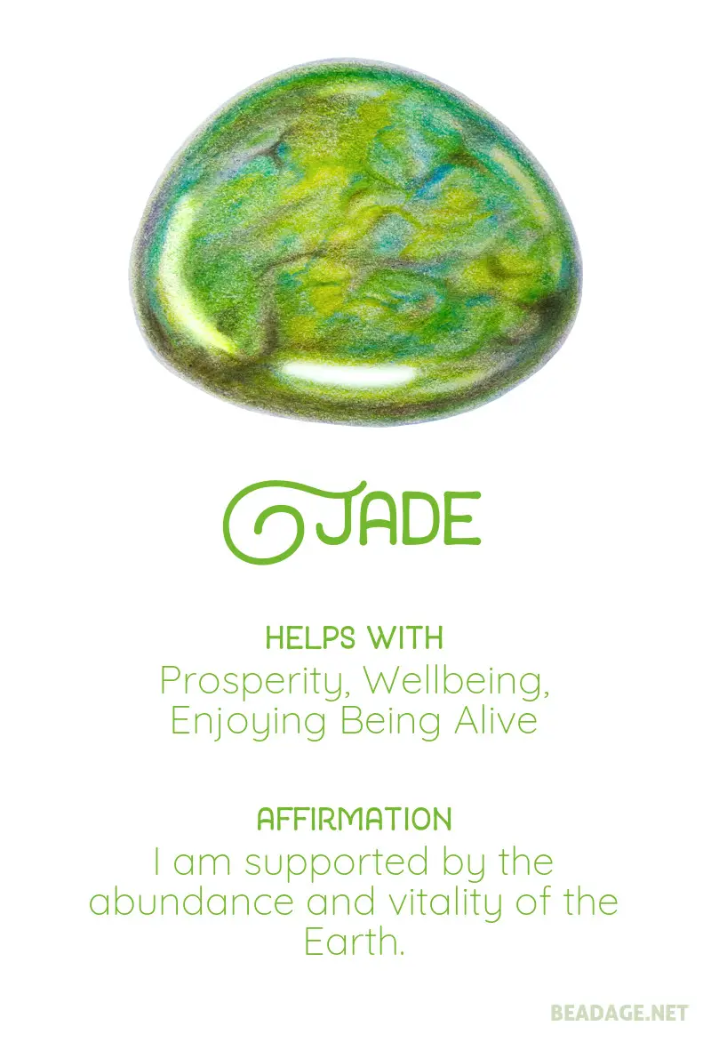 Jade Printable Gemstone Properties Cards #gemstones #crystals
