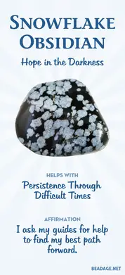 Snowflake Obsidian Meaning And Properties Beadage