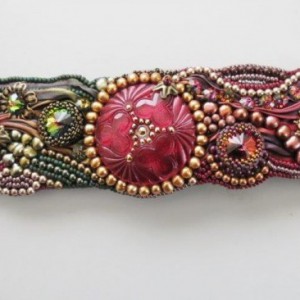 Shibori Silk Bracelet Jewelry Idea
