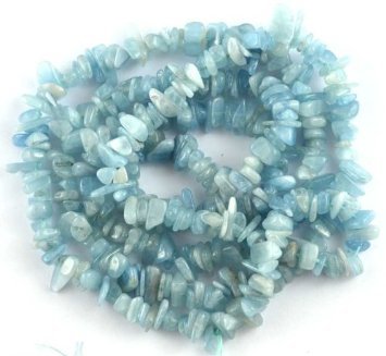Baroque Nugget Chip Natural Aquamarine 3x6-5x10mm Gemstone Loose Beads 36" New