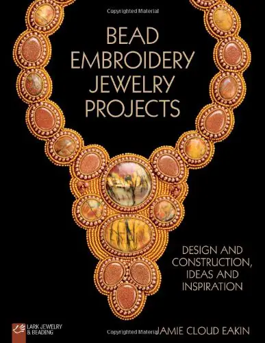 Shop Books About Jewelry Making! Bead Embroidery Jewelry Projects: Design and Construction, Ideas and Inspiration (Lark Jewelry & Beading) | Shop jewelry making and beading supplies, tools & findings for DIY jewelry making and crafts. #jewelrymaking #diyjewelry #jewelrycrafts #jewelrysupplies #beading #affiliate #ad
