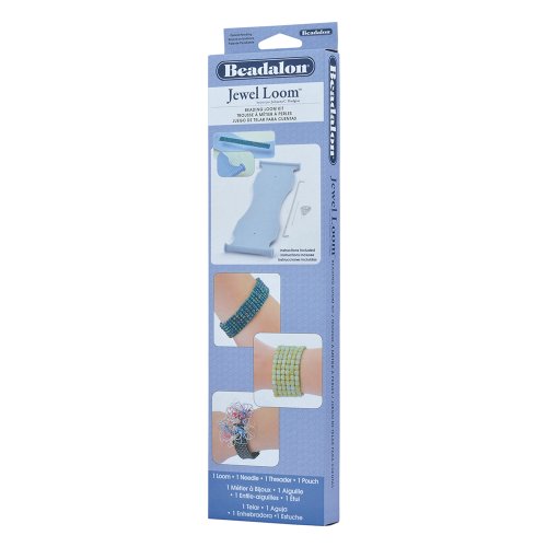 Beadalon Jewel Loom Kit: Beading Loom, Needle, Threader, Pouch