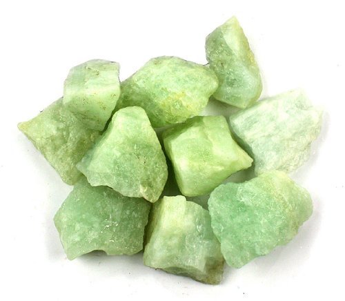 Crystal Allies Materials: 1lb Bulk Rough Aquamarine Beryl Stones From Brazil - Large 1" Raw Natural Crystals For Cabbing, Cutting, Lapidary, Tumbling, And Polishing & Reiki Crystal Healing *wholesale Lot*