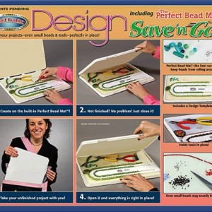 Shop Beading Boards & Trays! Design Save And Go – Holds Tools in Place | Shop jewelry making and beading supplies, tools & findings for DIY jewelry making and crafts. #jewelrymaking #diyjewelry #jewelrycrafts #jewelrysupplies #beading #affiliate #ad