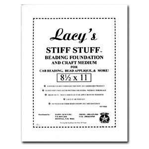 Lacy's Stiff Stuff Beading Foundation For Cabochons, 11 X 8.5"