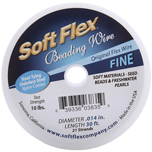 Soft Flex Wire 21-strand, 0.014-inch Diameter, Satin Silver