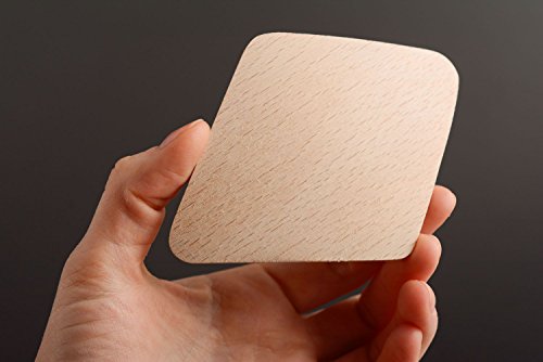 Wooden Blank Barrette Rhombus