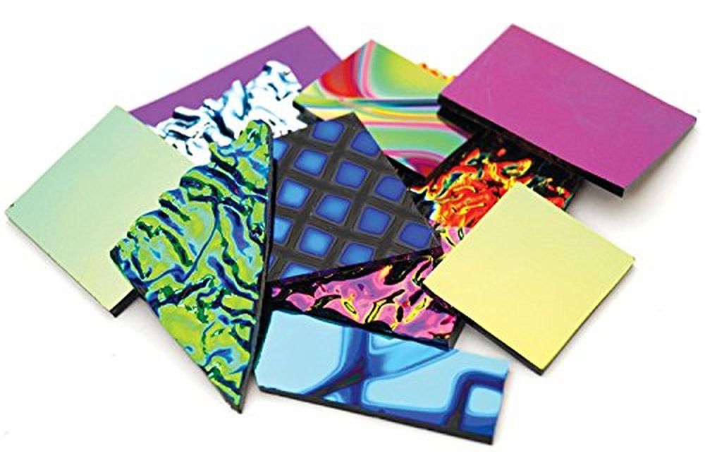 1/4 Lb Cbs Dichroic Scrap On Black - 90 Coe