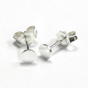 Shop Ear Wires & Posts for Making Earrings! 10 pcs .925 Sterling Silver 4mm Flat Board Glue On Earring Post Setting W/ Clutches / Findings / Bright | Shop jewelry making and beading supplies, tools & findings for DIY jewelry making and crafts. #jewelrymaking #diyjewelry #jewelrycrafts #jewelrysupplies #beading #affiliate #ad