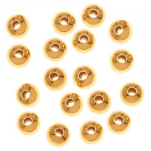 1000-Piece Round Beads, 3mm, Gold Plated | Shop jewelry making and beading supplies, tools & findings for DIY jewelry making and crafts. #jewelrymaking #diyjewelry #jewelrycrafts #jewelrysupplies #beading #affiliate #ad