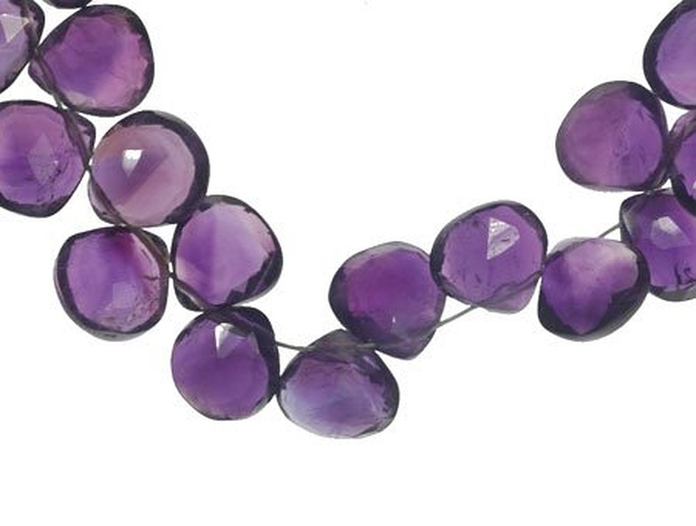 Amethyst Briolettes Facet Beads