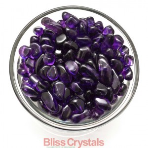 20 gm XS Gem AMETHYST Dark Zambia Tumbled Mini Stone #W2 | Natural genuine stones & crystals in various shapes & sizes. Buy raw cut, tumbled, or polished gemstones for making jewelry or crystal healing energy vibration raising reiki stones. #crystals #gemstones #crystalhealing #crystalsandgemstones #energyhealing #affiliate #ad
