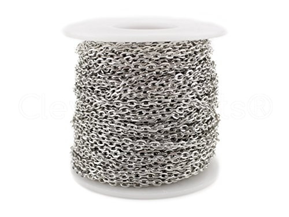 Antique Silver (platinum) Color Bulk Chain