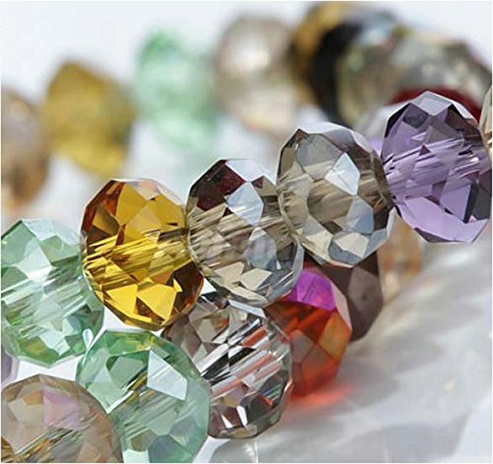 Assorted Faceted Crystal Beads