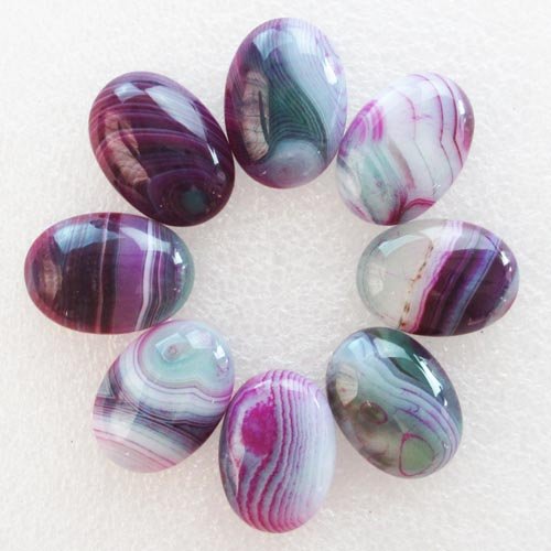 Beautiful Onyx Agate Oval Cabochon