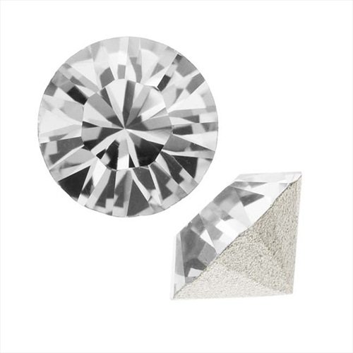 Clear Swarovski Crystal Round Stone Chaton
