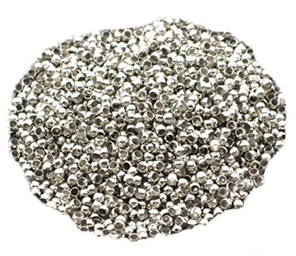 Crimp Spacer Stopper Beads 2mm Fit Jewelry Making(pack Of 1000)