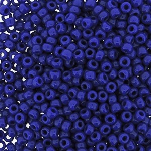 Miyuki Round Seed Beads Size 8/0 22g Opaque Cobalt | Shop jewelry making and beading supplies, tools & findings for DIY jewelry making and crafts. #jewelrymaking #diyjewelry #jewelrycrafts #jewelrysupplies #beading #affiliate #ad