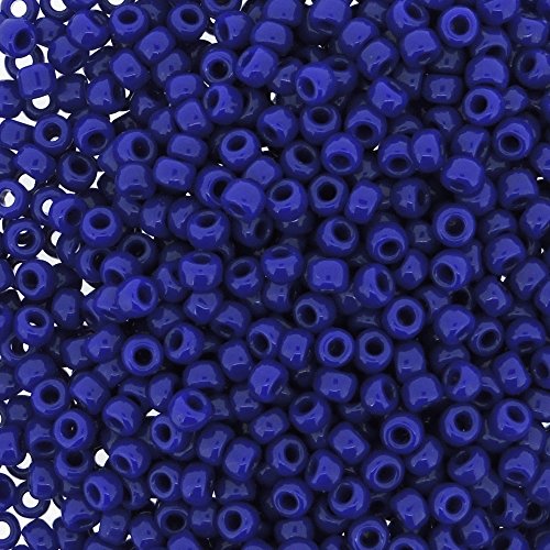 Miyuki Round Seed Beads Size 8/0 22g Opaque Cobalt