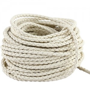 Shop Cord! Navifoce 0.3mm 20 Meters Round Folded Bolo Braided Genuine Leather Cords for Necklace Bracelet Jewelry Making (White) | Shop jewelry making and beading supplies, tools & findings for DIY jewelry making and crafts. #jewelrymaking #diyjewelry #jewelrycrafts #jewelrysupplies #beading #affiliate #ad