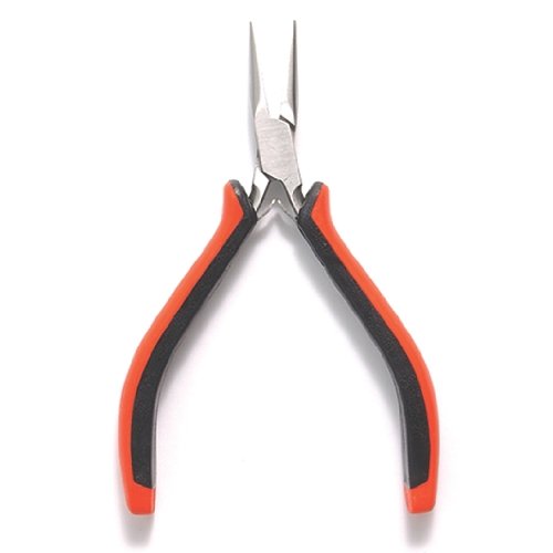 Shipwreck Beads Stainless Steel Super Fine Chain Nose Jewelry Pliers With Ergonomic Handle, 4-1/2-inch