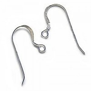 Sterling Silver French Wire Earring Hooks (50) | Shop jewelry making and beading supplies, tools & findings for DIY jewelry making and crafts. #jewelrymaking #diyjewelry #jewelrycrafts #jewelrysupplies #beading #affiliate #ad