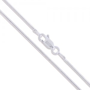 Sterling Silver Snake Chain | Shop jewelry making and beading supplies, tools & findings for DIY jewelry making and crafts. #jewelrymaking #diyjewelry #jewelrycrafts #jewelrysupplies #beading #affiliate #ad