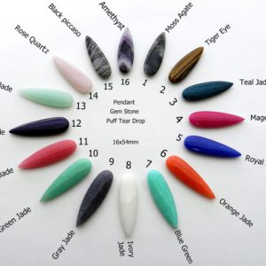 Shop Jade Bead Shapes! SALE 1pc, Teardrop Pendant, Jade Pendant, Gemstone Pendant, Royal Blue, Magenta, Pink Pendant, Orange Pendant, Pink Jade, Chalcedony Pendant | Natural genuine other-shape Jade beads for beading and jewelry making.  #jewelry #beads #beadedjewelry #diyjewelry #jewelrymaking #beadstore #beading #affiliate #ad