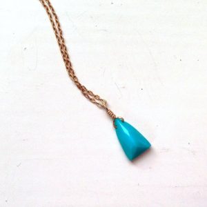 Shop Turquoise Necklaces! Sleeping Beauty Turquoise Necklace – Triangle Jewelry – Modern Geometric Jewellery – Gold Chain – Dainty – Boho | Natural genuine Turquoise necklaces. Buy crystal jewelry, handmade handcrafted artisan jewelry for women.  Unique handmade gift ideas. #jewelry #beadednecklaces #beadedjewelry #gift #shopping #handmadejewelry #fashion #style #product #necklaces #affiliate #ad