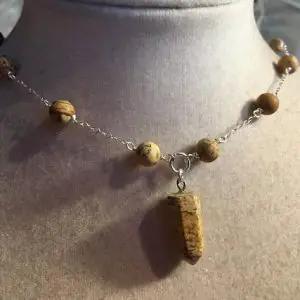 Shop Jasper Necklaces! Brown Necklace – Jasper Gemstone Jewellery – Sterling Silver Jewelry – Chain – Spike – Pendant | Natural genuine Jasper necklaces. Buy crystal jewelry, handmade handcrafted artisan jewelry for women.  Unique handmade gift ideas. #jewelry #beadednecklaces #beadedjewelry #gift #shopping #handmadejewelry #fashion #style #product #necklaces #affiliate #ad