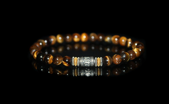 Men's Bracelet, Bracelet For Men, Tiger's Eye Bracelet, Bead Bracelet Man, Gift For Him, For Men, Beaded Bracelet, Men, Men's Wristband