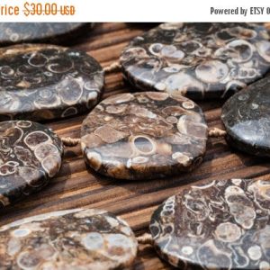 Shop Agate Bead Shapes! Turritella Agate 21.5-35.5mm freeform beads (ETB00913) | Natural genuine other-shape Agate beads for beading and jewelry making.  #jewelry #beads #beadedjewelry #diyjewelry #jewelrymaking #beadstore #beading #affiliate #ad