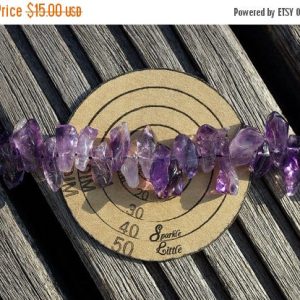 Shop Amethyst Chip & Nugget Beads! Amethyst chips beads 9.5-20mm (ETB00725) Natural gemstone/Unique jewelry/Vintage jewelry/Gemstone necklace | Natural genuine chip Amethyst beads for beading and jewelry making.  #jewelry #beads #beadedjewelry #diyjewelry #jewelrymaking #beadstore #beading #affiliate #ad