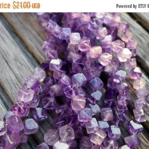 Natural Amethyst (Brazil) 3-4mm cube beads (ETB00680) | Natural genuine other-shape Gemstone beads for beading and jewelry making.  #jewelry #beads #beadedjewelry #diyjewelry #jewelrymaking #beadstore #beading #affiliate #ad