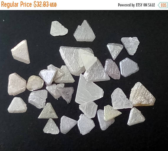 4-6mm Grey Rough Diamond Slices, Natural Grey Rough Triangle Shape Slices, Raw Diamond Slices For Jewelry (1ct To 5ct Option) - Ddp145