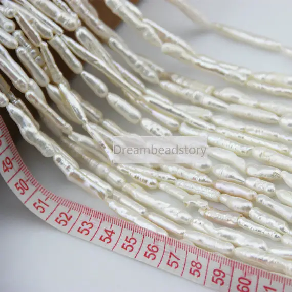 Long Stick Pearl Beads Natural Fresh Water Pearl Spike Beads For Necklace Bracelet Jewelry Making