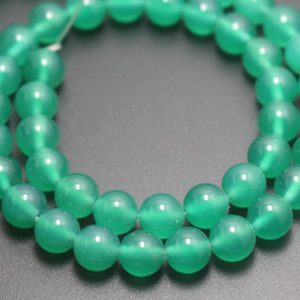 Shop Agate Round Beads! Green Agate Beads,6mm/8mm/10mm/12mm Smooth and Round Stone Beads,15 inches one starand | Natural genuine round Agate beads for beading and jewelry making.  #jewelry #beads #beadedjewelry #diyjewelry #jewelrymaking #beadstore #beading #affiliate #ad