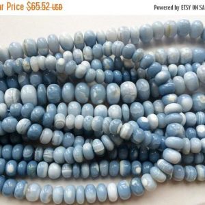 Shop Opal Rondelle Beads! 8mm Opal, Blue Opal Beads, Blue Opal Plain Rondelle Beads, Blue Opal For Necklace, , 68 Pieces, 14 Inch Strand, Blue Opal Gemstone – GODA268 | Natural genuine rondelle Opal beads for beading and jewelry making.  #jewelry #beads #beadedjewelry #diyjewelry #jewelrymaking #beadstore #beading #affiliate #ad